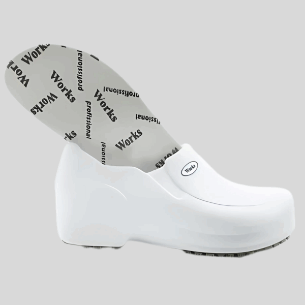 Sapato EVA Antiderrapante Impermeável Branco Soft Works BB65 - Imagem 3